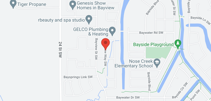 map of 460 BAYVIEW WY SW